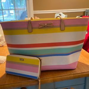 Kate Spade purse and matching wallet